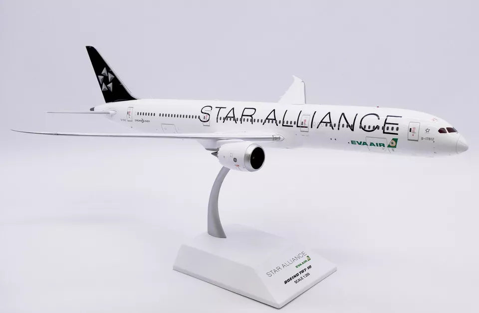 JC WINGS B787-10 DREAMLINER EVA AIR "STAR ALLIANCE LIVERY" REG: B-17812