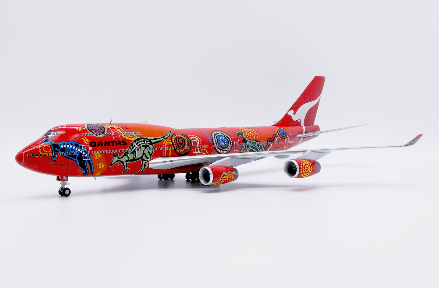 JCWINGS B747-400 QANTAS "WUNALA DREAMING LIVERY" REG: VH-OJB