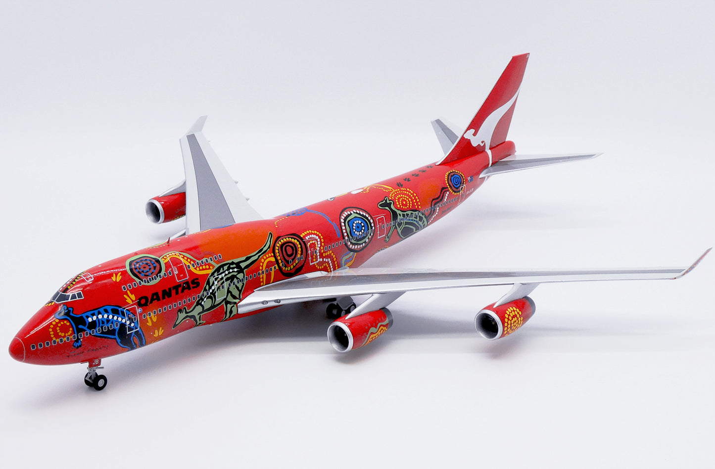 JCWINGS B747-400 QANTAS "WUNALA DREAMING LIVERY" REG: VH-OJB