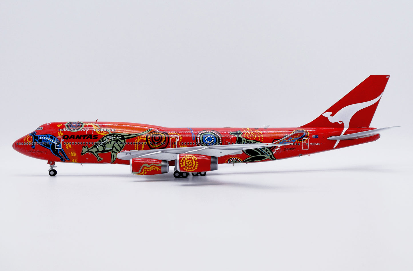 JCWINGS B747-400 QANTAS "WUNALA DREAMING LIVERY" REG: VH-OJB