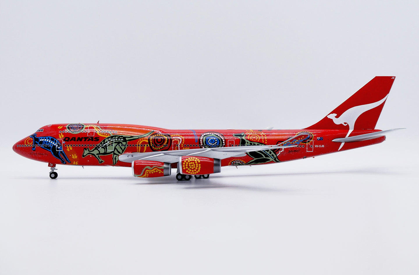 JCWINGS B747-400 QANTAS "WUNALA DREAMING LIVERY" REG: VH-OJB
