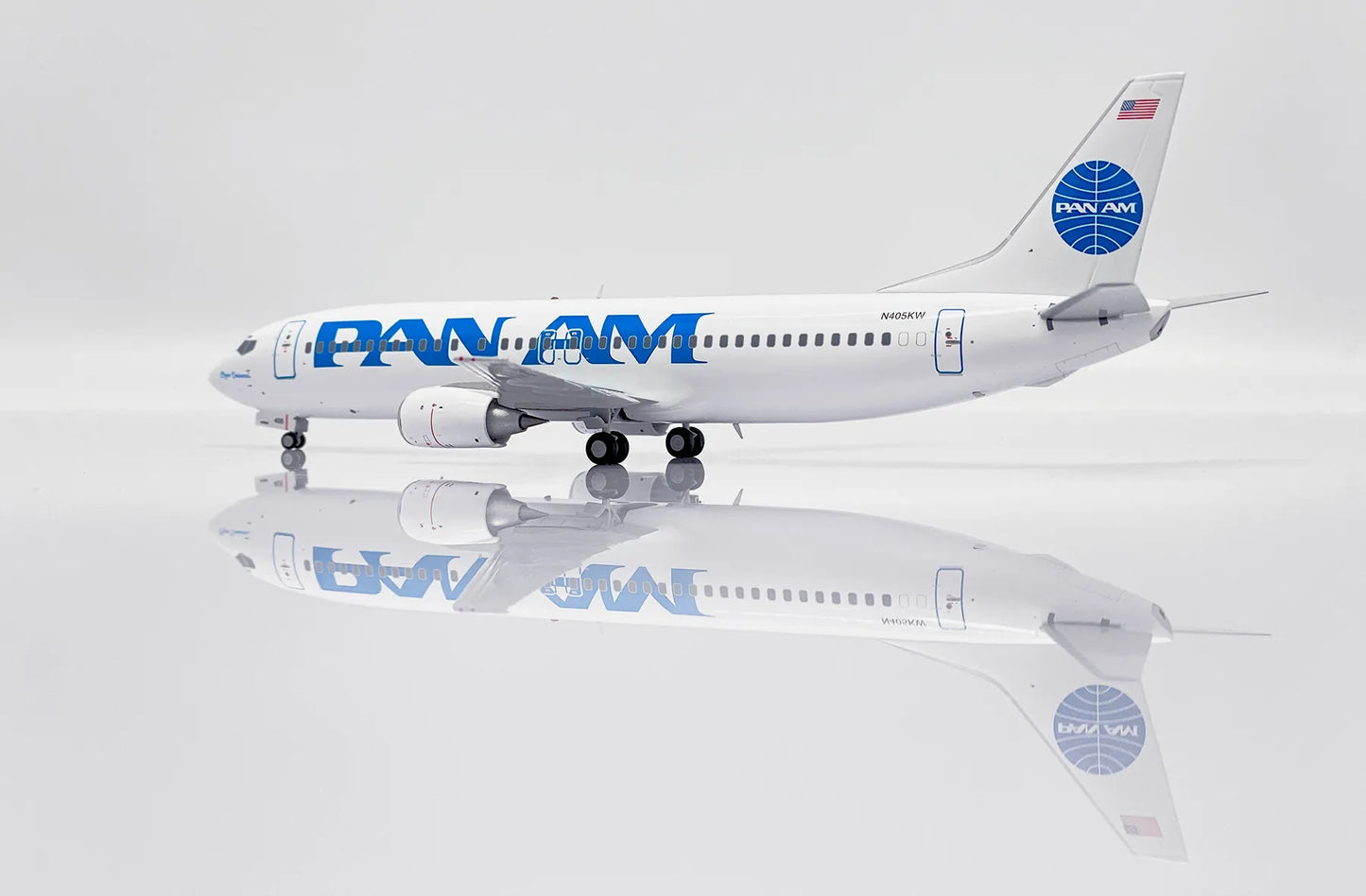 JC WINGS B737-400 PAN AM "CLIPPER UNDAUNTED" REG: N405KW