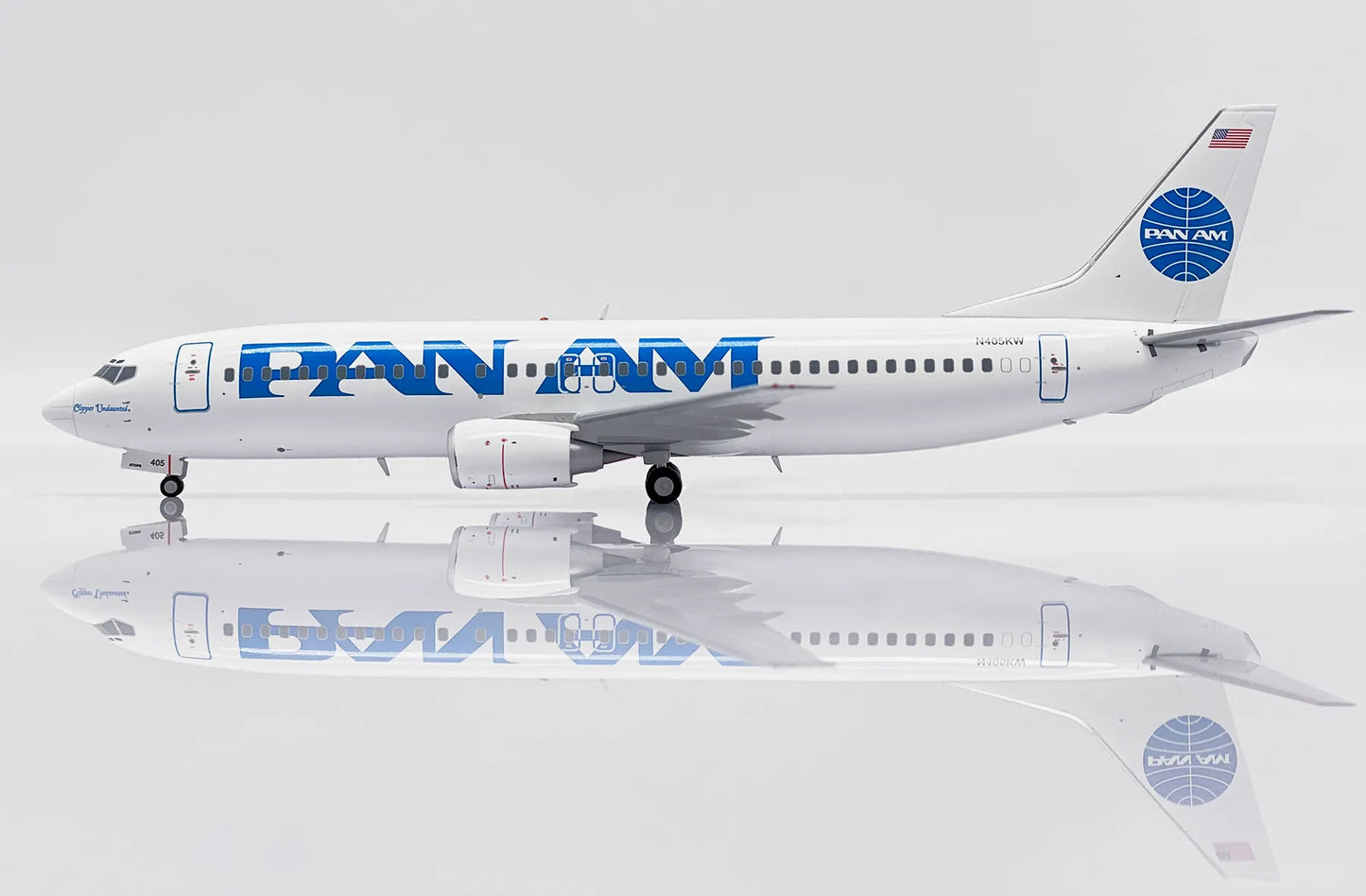 JC WINGS B737-400 PAN AM "CLIPPER UNDAUNTED" REG: N405KW