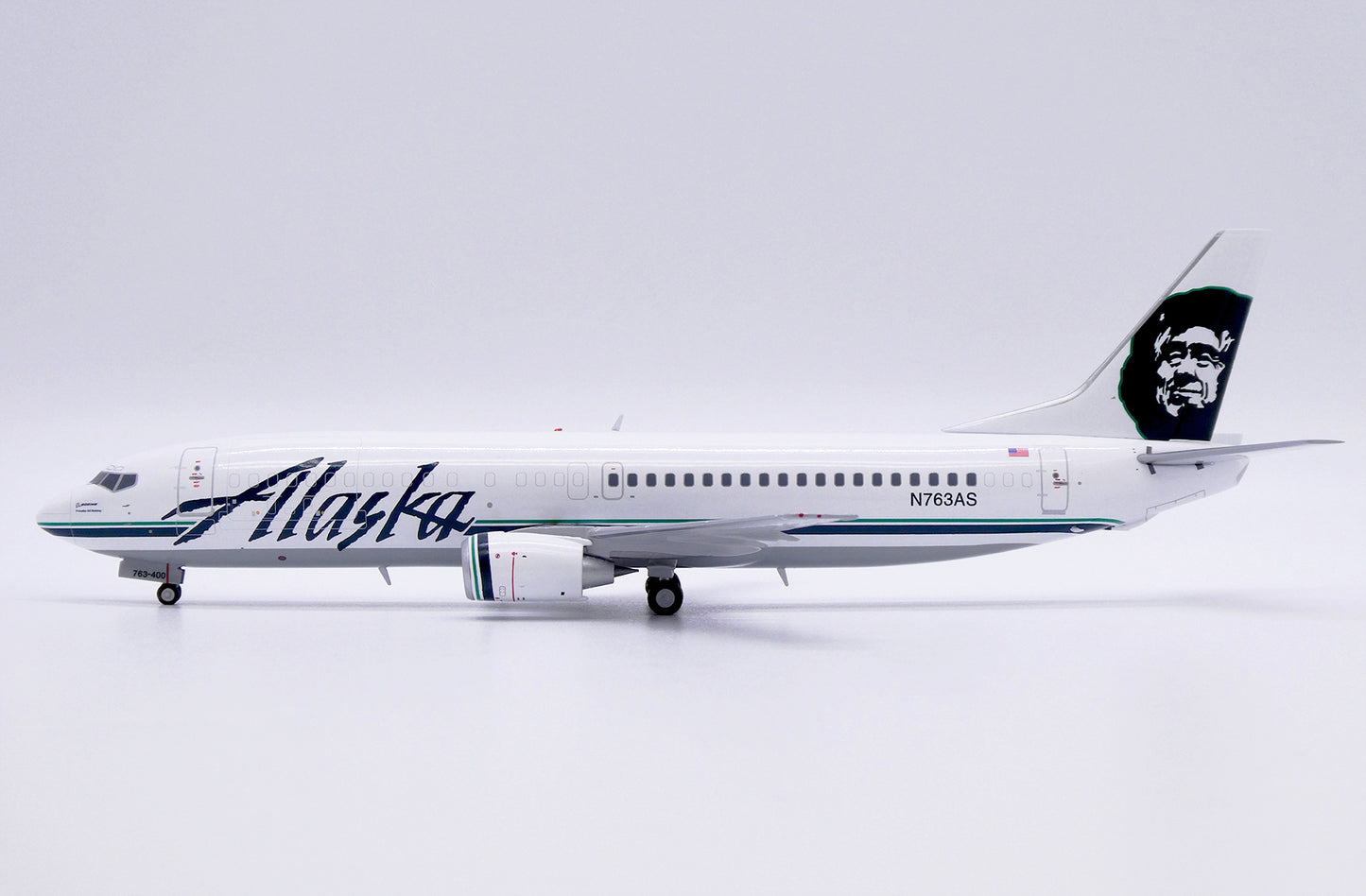 JCWINGS B737-400C ALASKA AIRLINES "COMBI" REG: N763AS