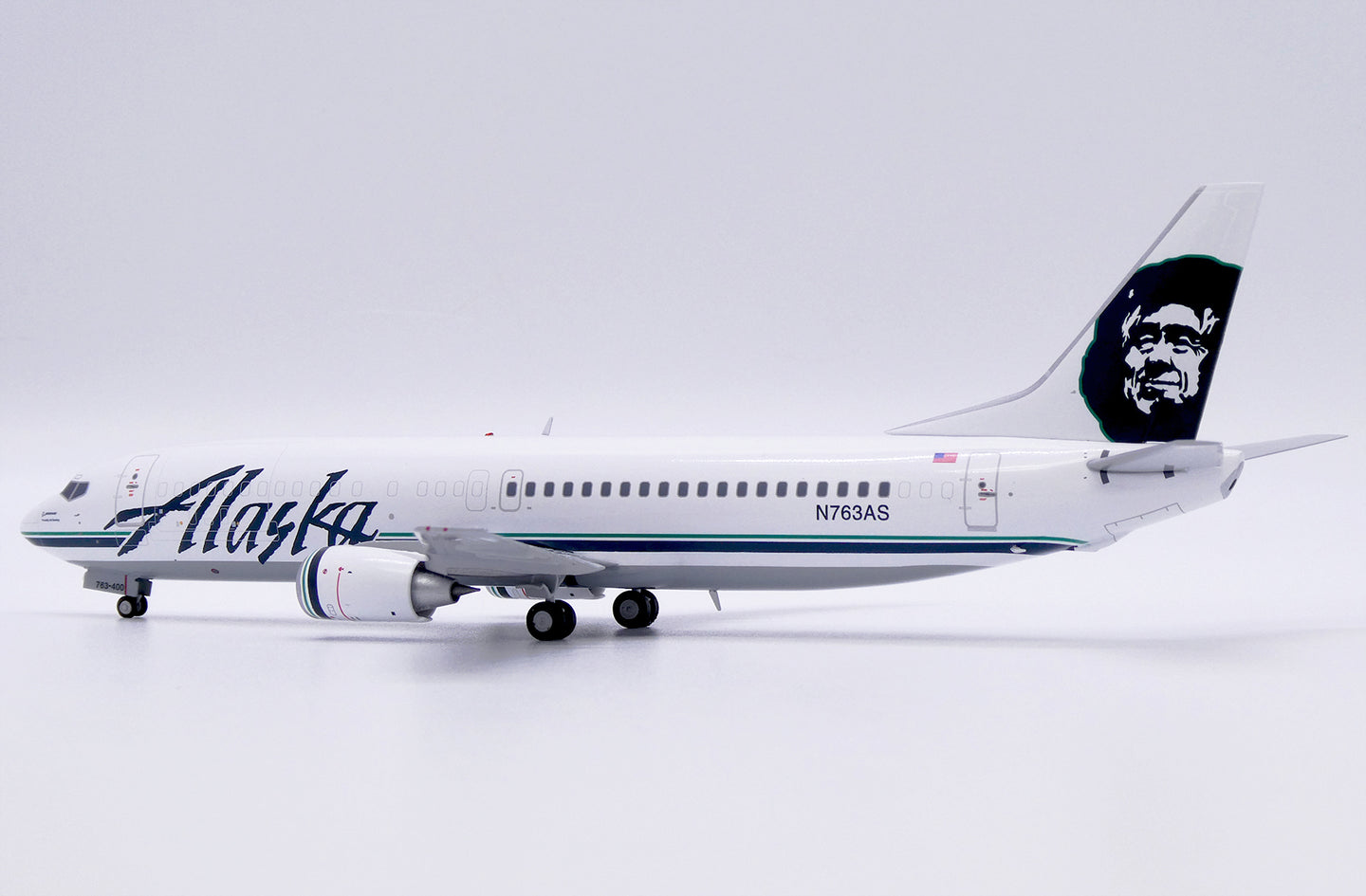 JCWINGS B737-400C ALASKA AIRLINES "COMBI" REG: N763AS