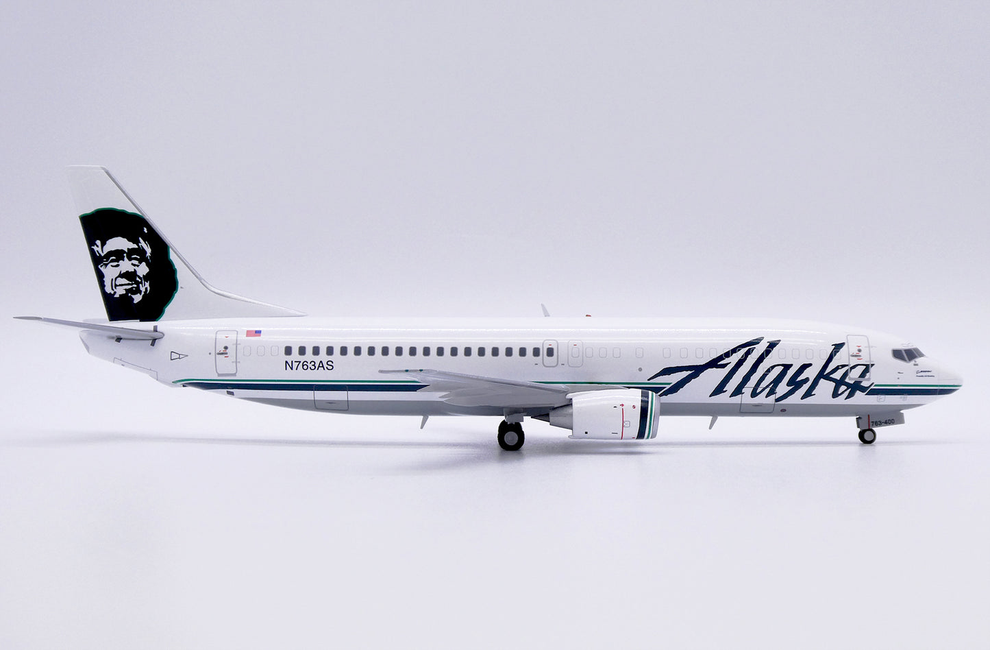 JCWINGS B737-400C ALASKA AIRLINES "COMBI" REG: N763AS