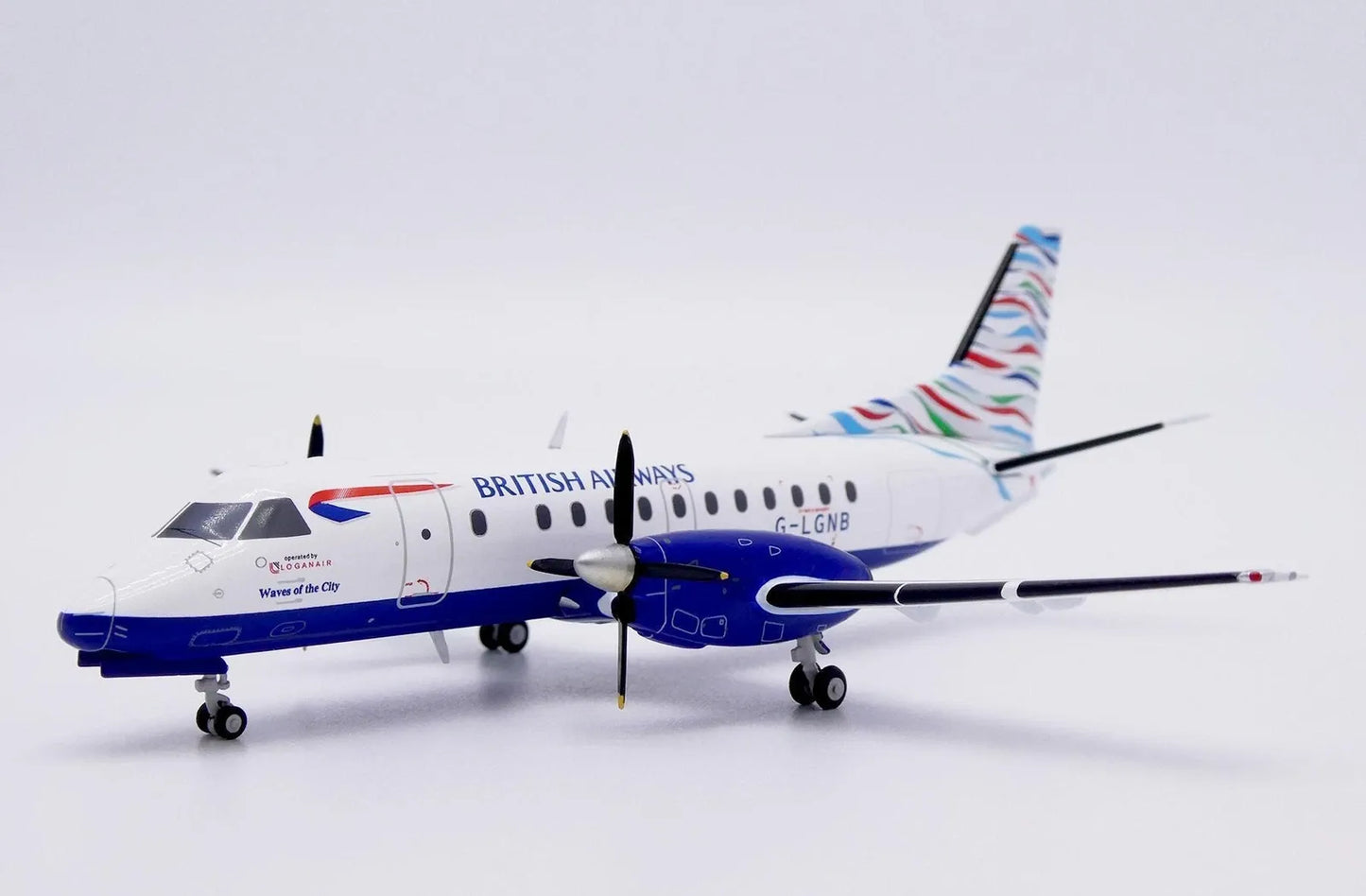 JC WINGS SAAB 340B BRITISH AIRWAYS "WAVES OF THE CITY" REG: G-LGNB