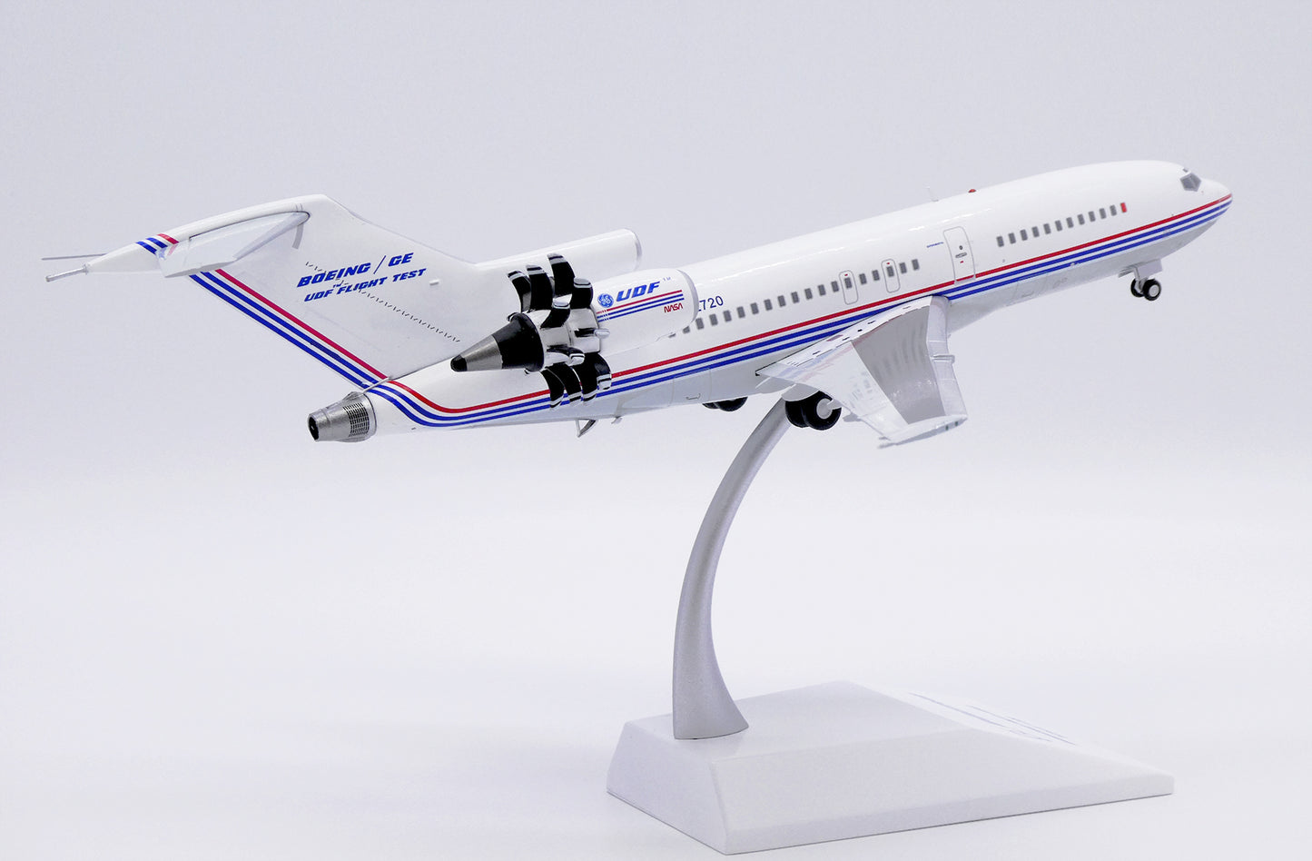 JC WINGS B727-100 BOEING HOUSE COLOUR "UDF FLIGHT TEST" (POLISHED) REG: N32720