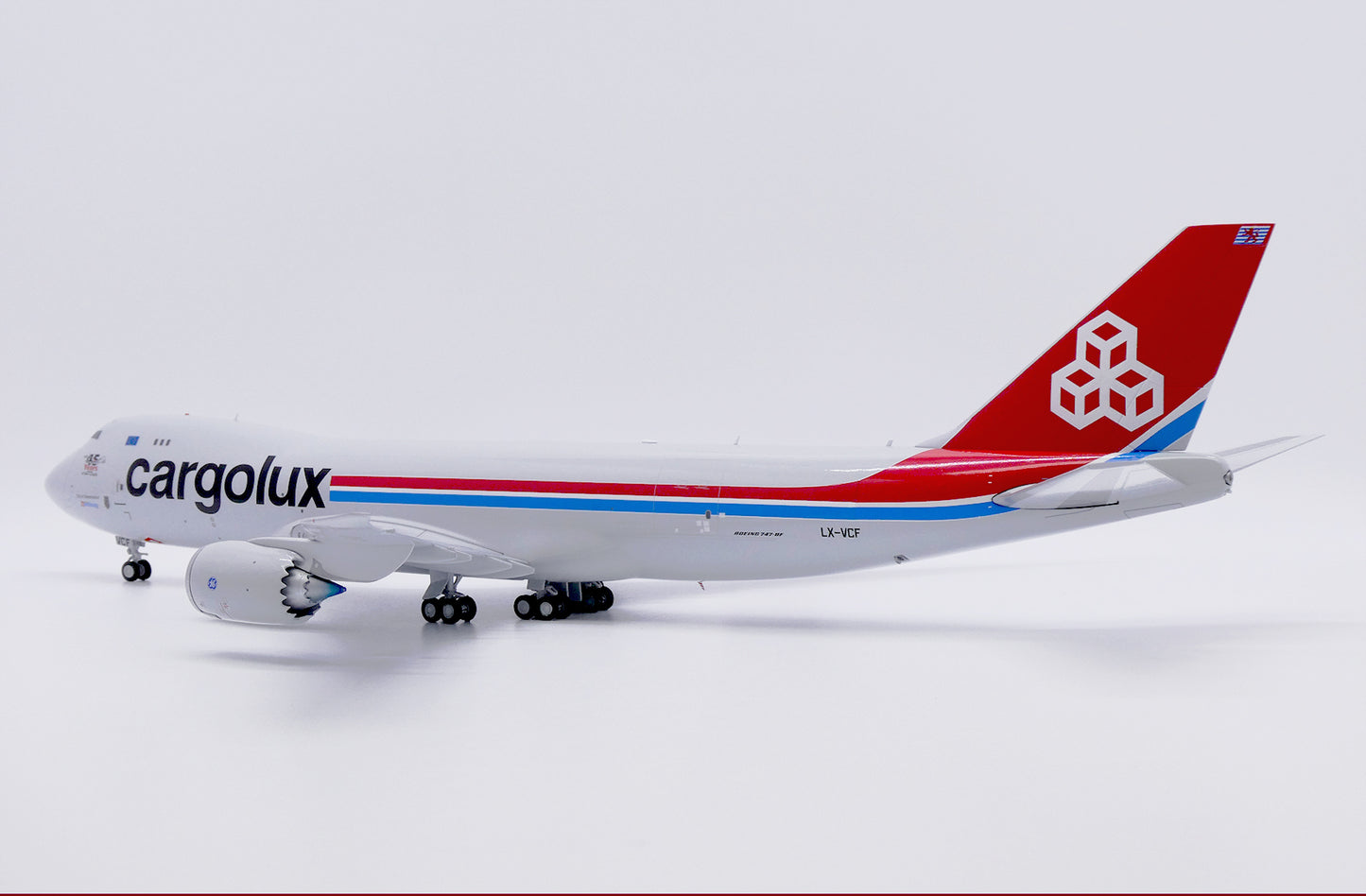 JC WINGS B747-8F CARGOLUX "45 YEARS" (LIMITED TO 59PCS) REG: LX-VCF