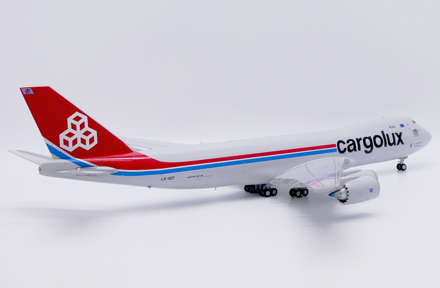 JC WINGS B747-8F CARGOLUX "45 YEARS" (LIMITED TO 59PCS) REG: LX-VCF