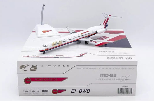JC WINGS MD-83 TRANS WORLD AIRLINES "WINGS OF PRIDE" REG: EI-BWD