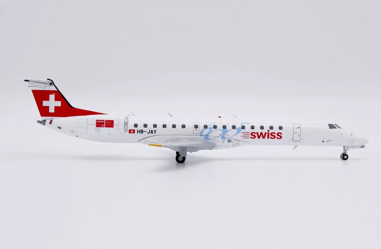 JC WINGS ERJ-145 SWISS "600TH" REG: HB-JAY
