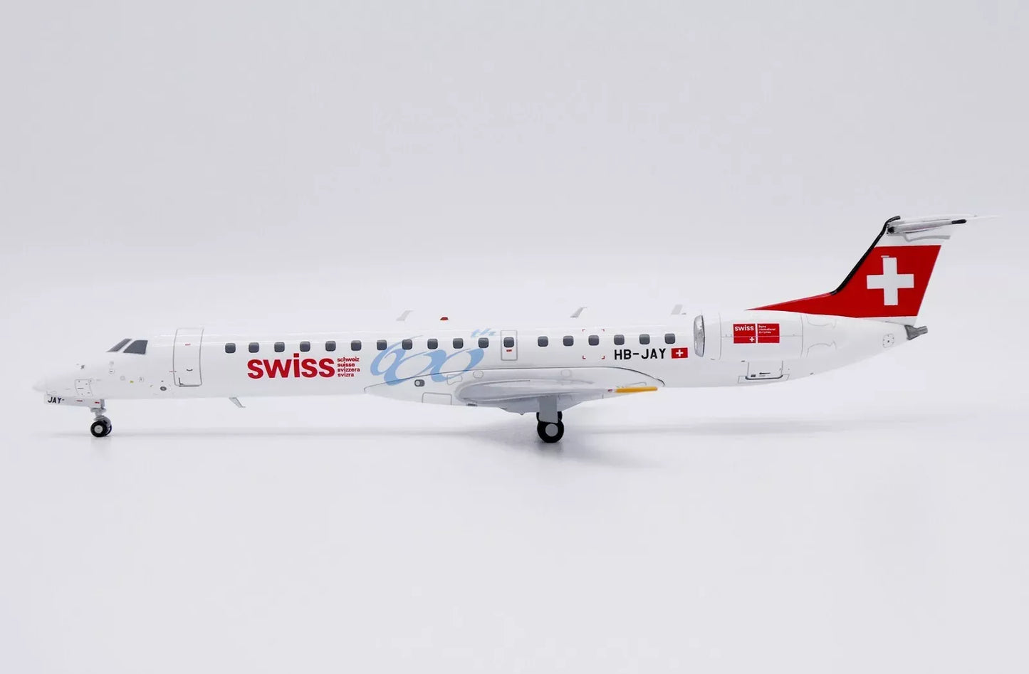 JC WINGS ERJ-145 SWISS "600TH" REG: HB-JAY