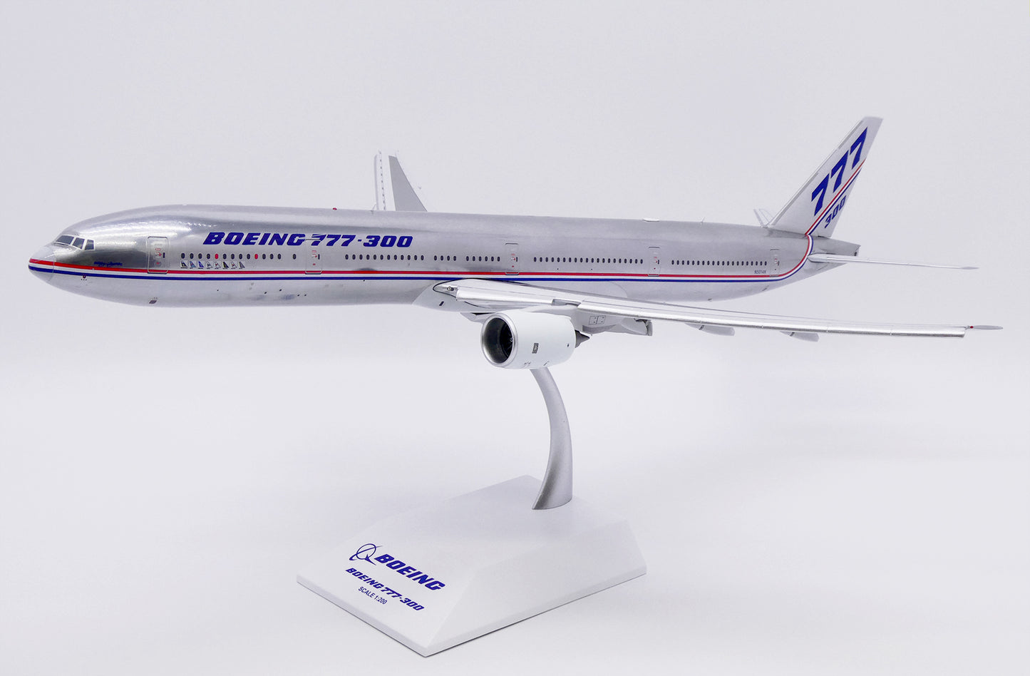 JC WINGS B777-300 HOUSE COLOUR "WORKING TOGETHER" (FLAPS DOWN) (POLISHED) REG: N5014K