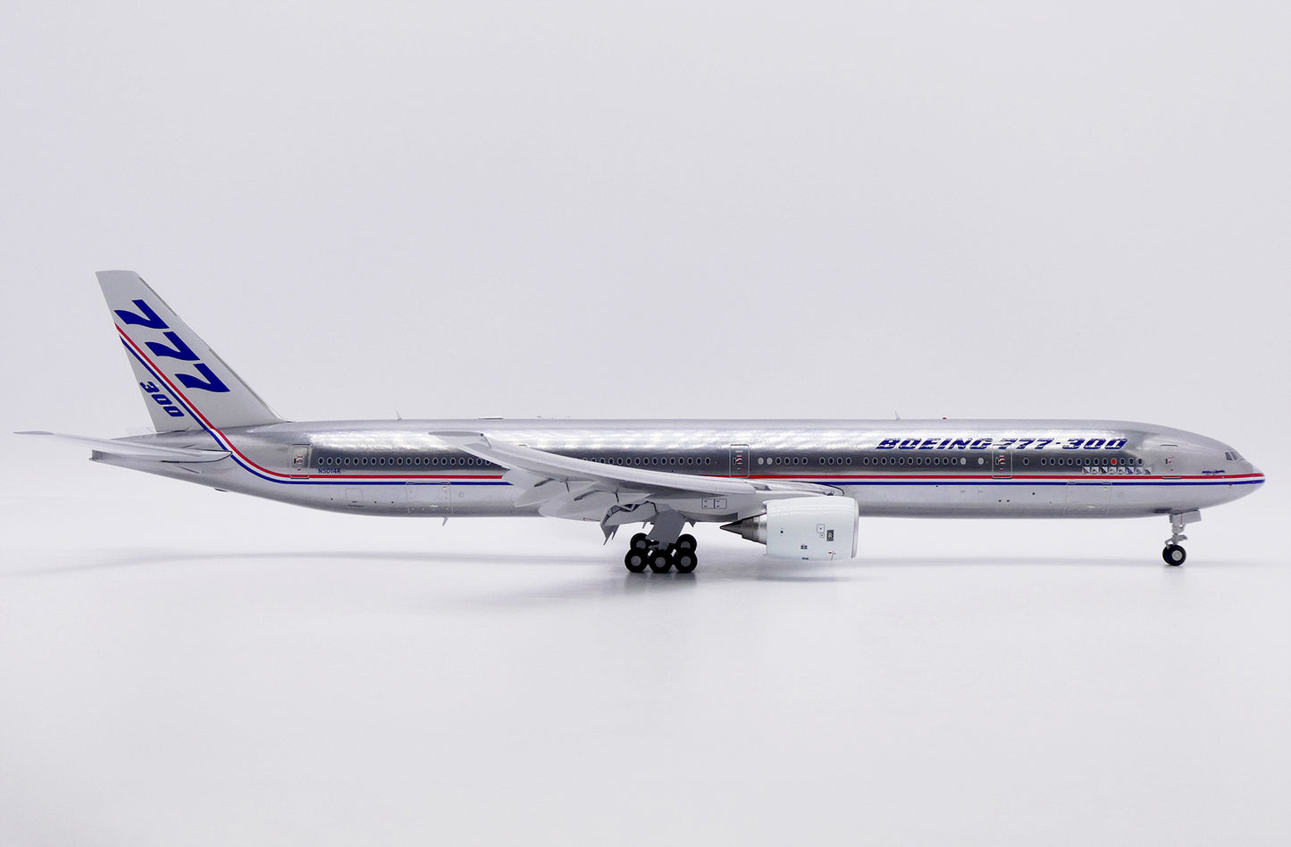 JC WINGS B777-300 HOUSE COLOUR "WORKING TOGETHER" (FLAPS DOWN) (POLISHED) REG: N5014K