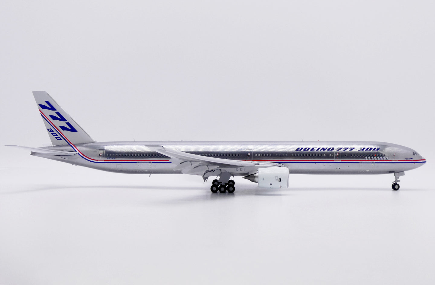 JC WINGS B777-300 HOUSE COLOUR "WORKING TOGETHER" (FLAPS DOWN) (POLISHED) REG: N5014K
