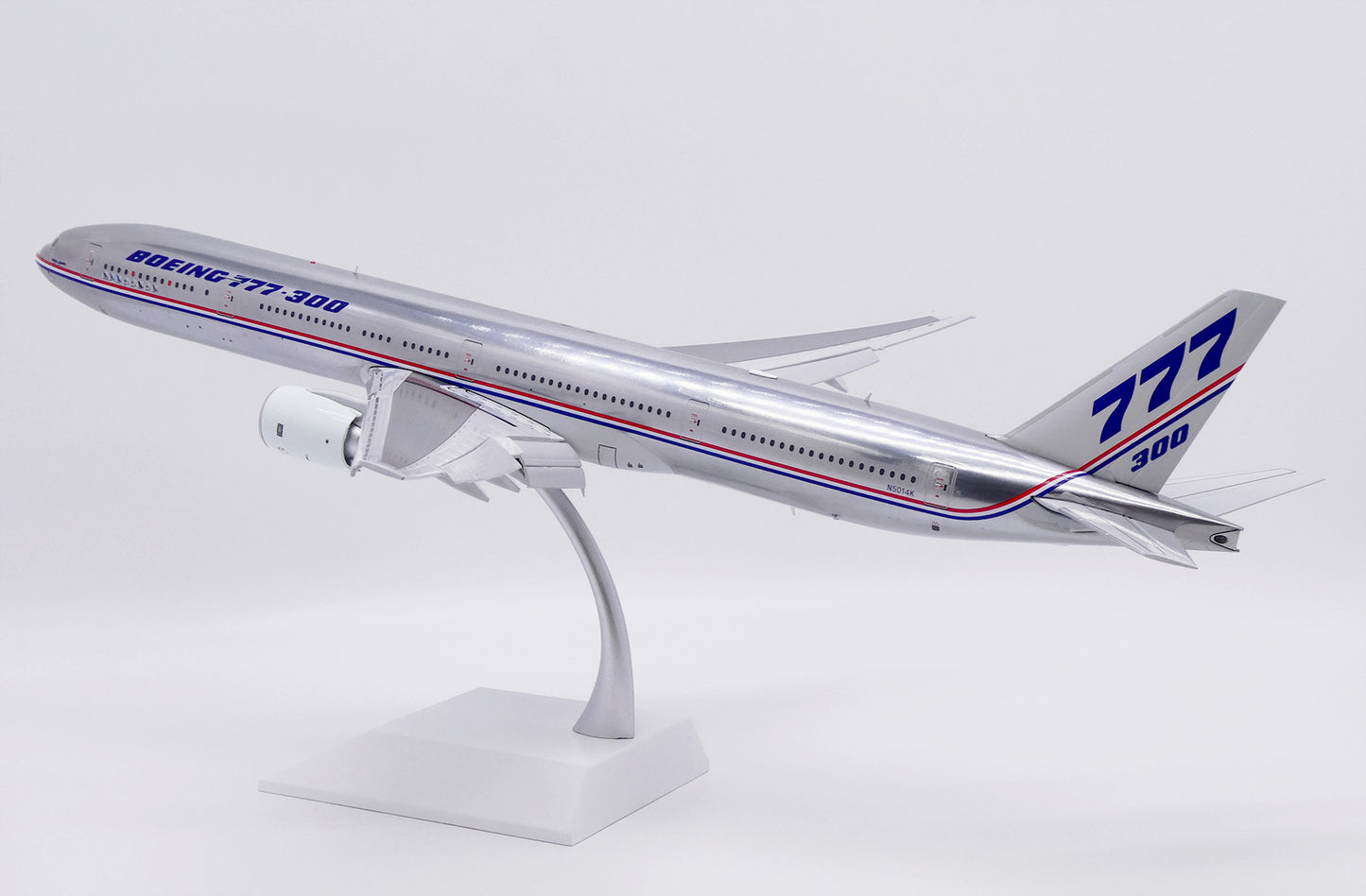 JC WINGS B777-300 HOUSE COLOUR "WORKING TOGETHER" (FLAPS DOWN) (POLISHED) REG: N5014K