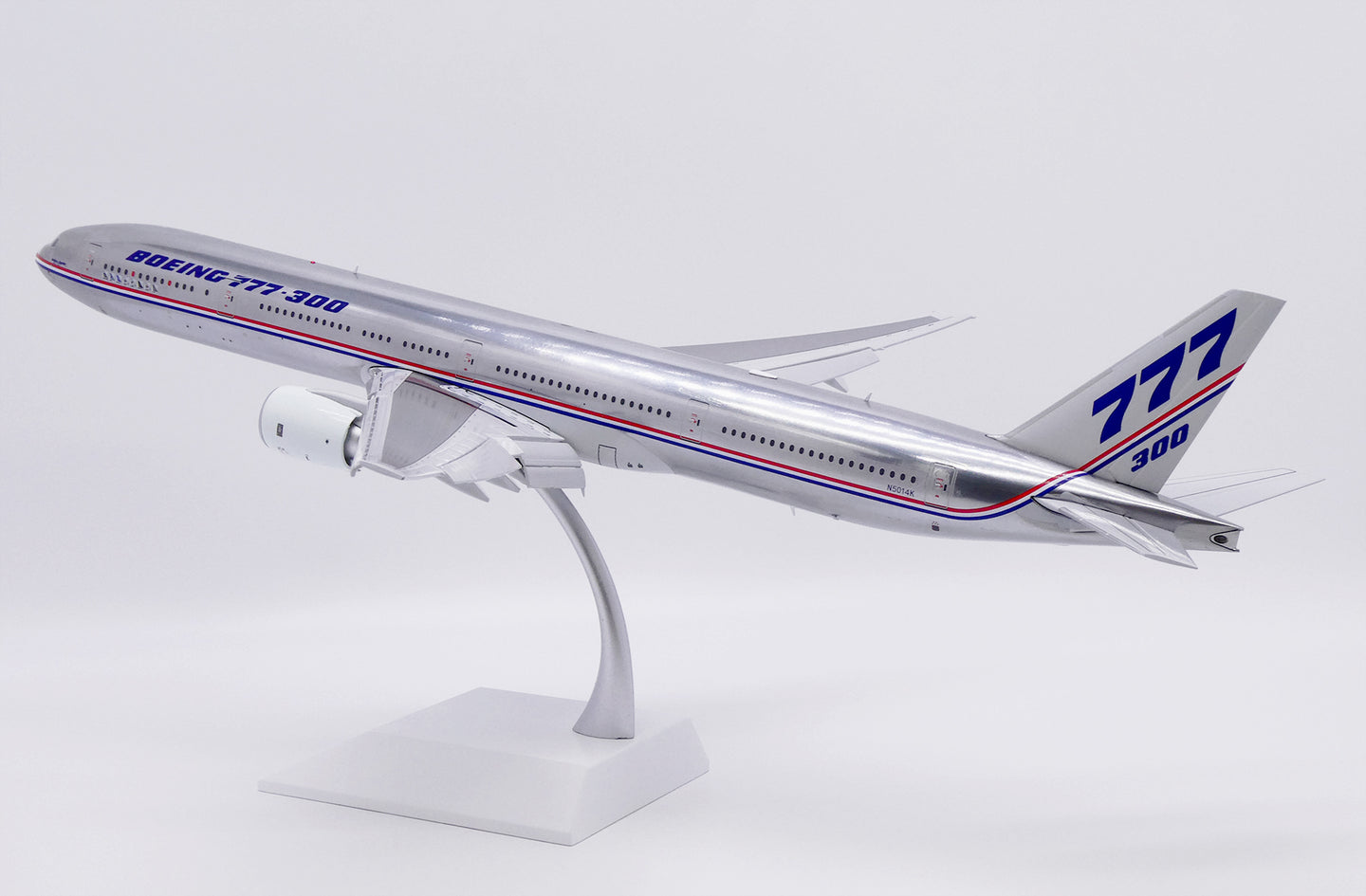JC WINGS B777-300 HOUSE COLOUR "WORKING TOGETHER" (FLAPS DOWN) (POLISHED) REG: N5014K