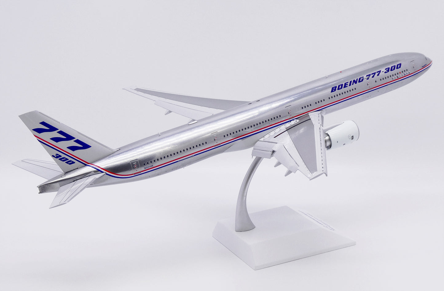 JC WINGS B777-300 HOUSE COLOUR "WORKING TOGETHER" (FLAPS DOWN) (POLISHED) REG: N5014K