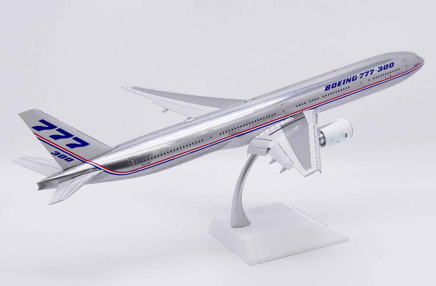 JC WINGS B777-300 HOUSE COLOUR "WORKING TOGETHER" (FLAPS DOWN) (POLISHED) REG: N5014K