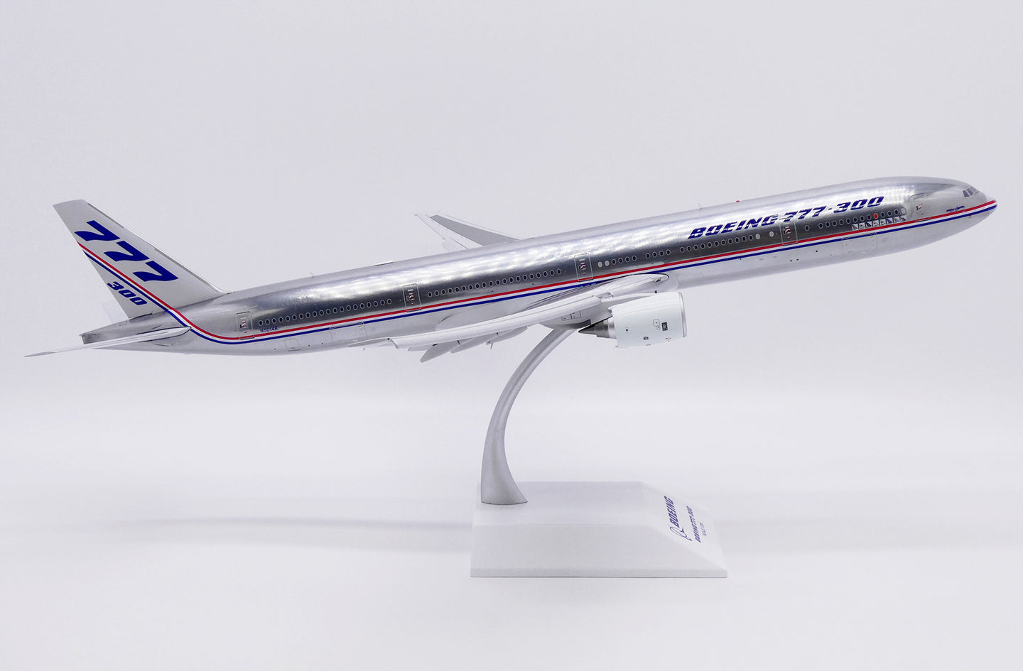 JC WINGS B777-300 HOUSE COLOUR "WORKING TOGETHER" (FLAPS DOWN) (POLISHED) REG: N5014K