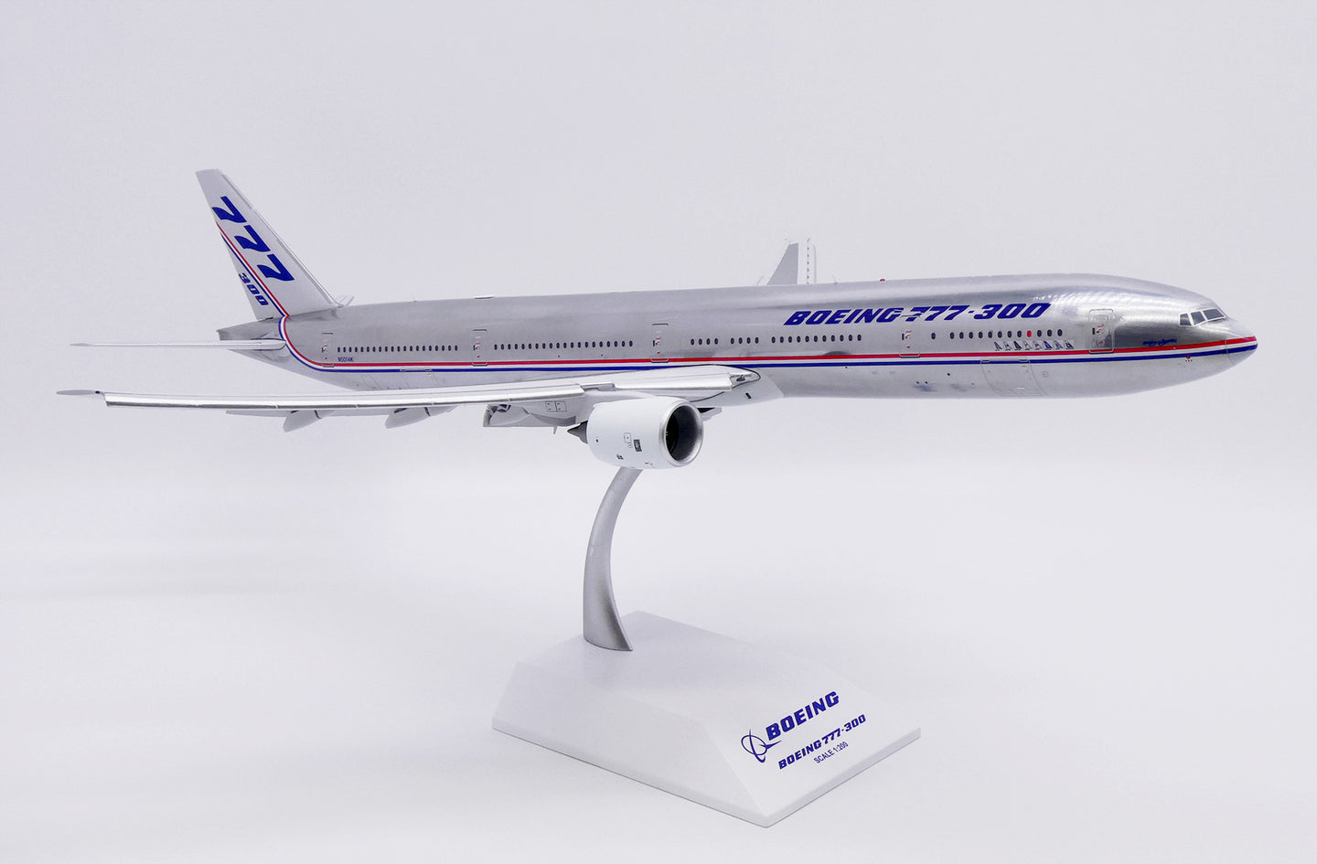 JC WINGS B777-300 HOUSE COLOUR "WORKING TOGETHER" (FLAPS DOWN) (POLISHED) REG: N5014K