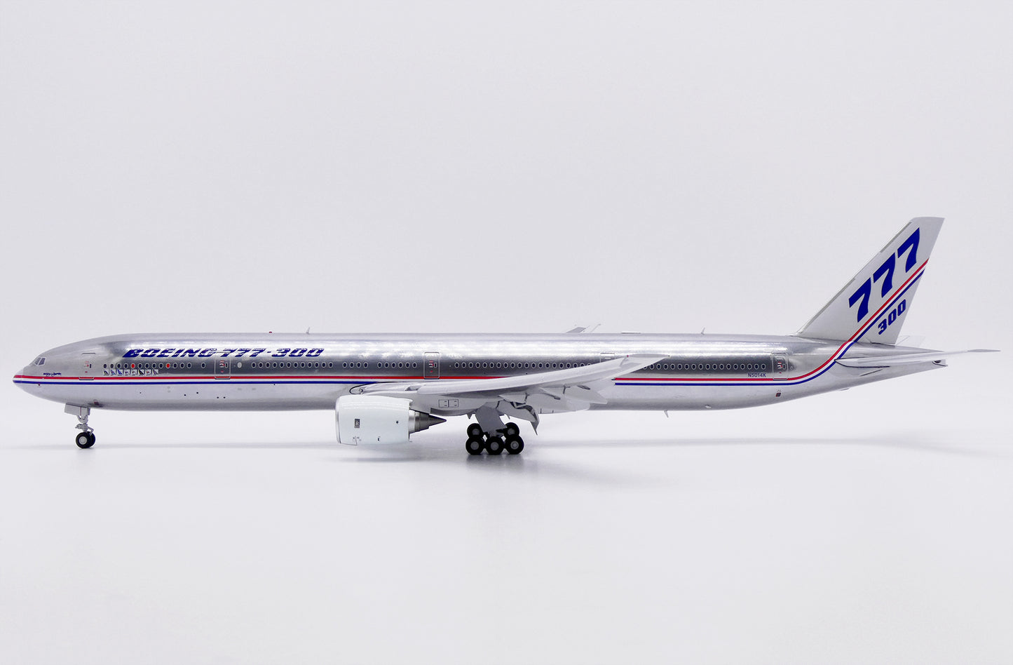JC WINGS B777-300 HOUSE COLOUR "WORKING TOGETHER" (FLAPS DOWN) (POLISHED) REG: N5014K
