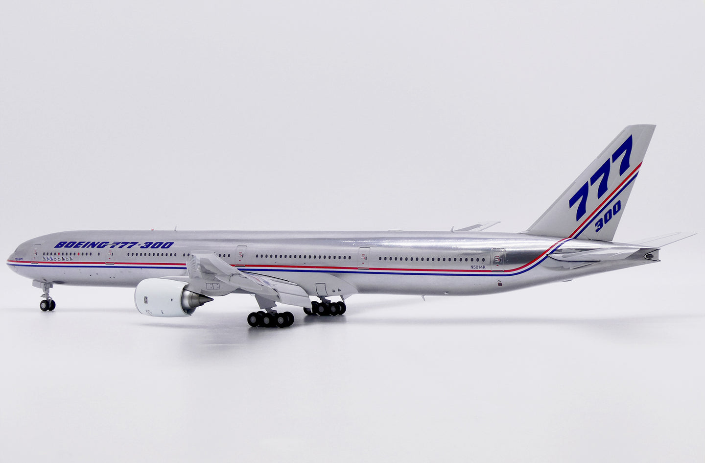JC WINGS B777-300 HOUSE COLOUR "WORKING TOGETHER" (FLAPS DOWN) (POLISHED) REG: N5014K