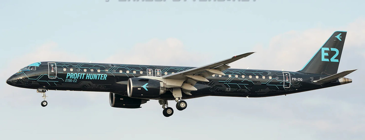 JCWINGS E195-E2 HOUSE COLOUR "PROFIT HUNTER" REG: PR-ZIQ