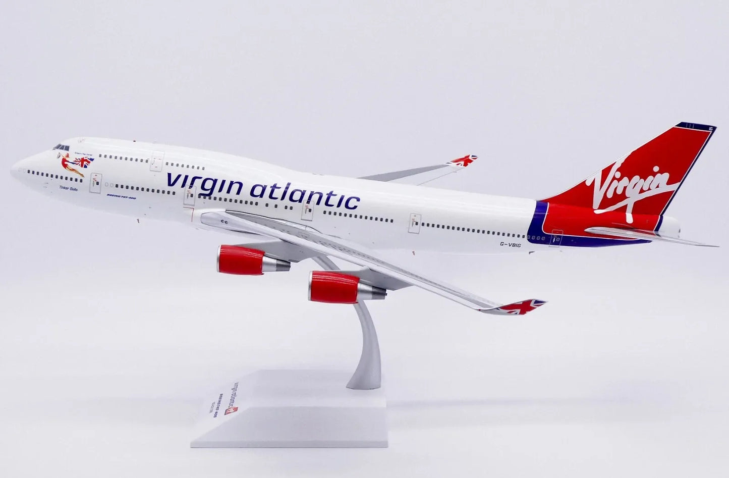JC WINGS B747-400 VIRGIN ATLANTIC "TINKER BELLE" REG: G-VBIG