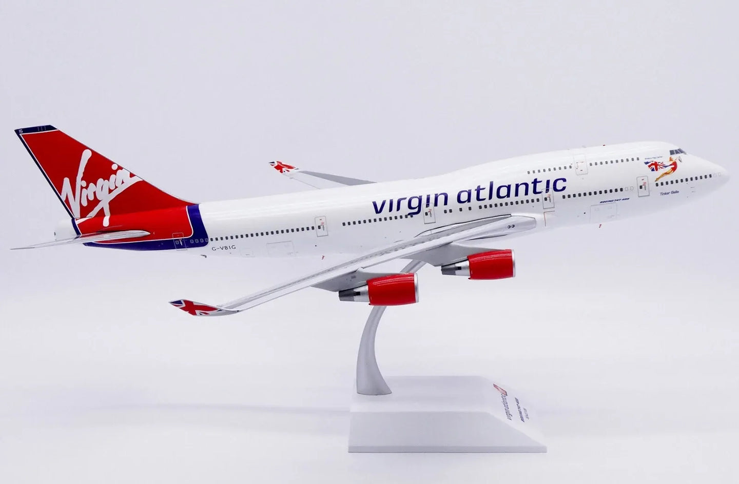 JC WINGS B747-400 VIRGIN ATLANTIC "TINKER BELLE" REG: G-VBIG