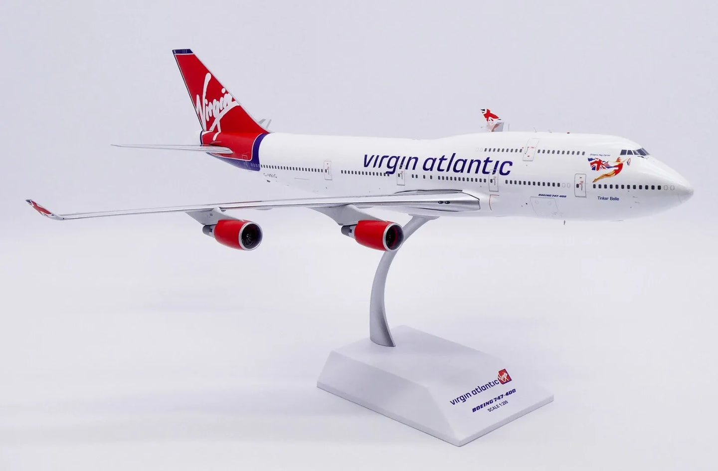 JC WINGS B747-400 VIRGIN ATLANTIC "TINKER BELLE" REG: G-VBIG