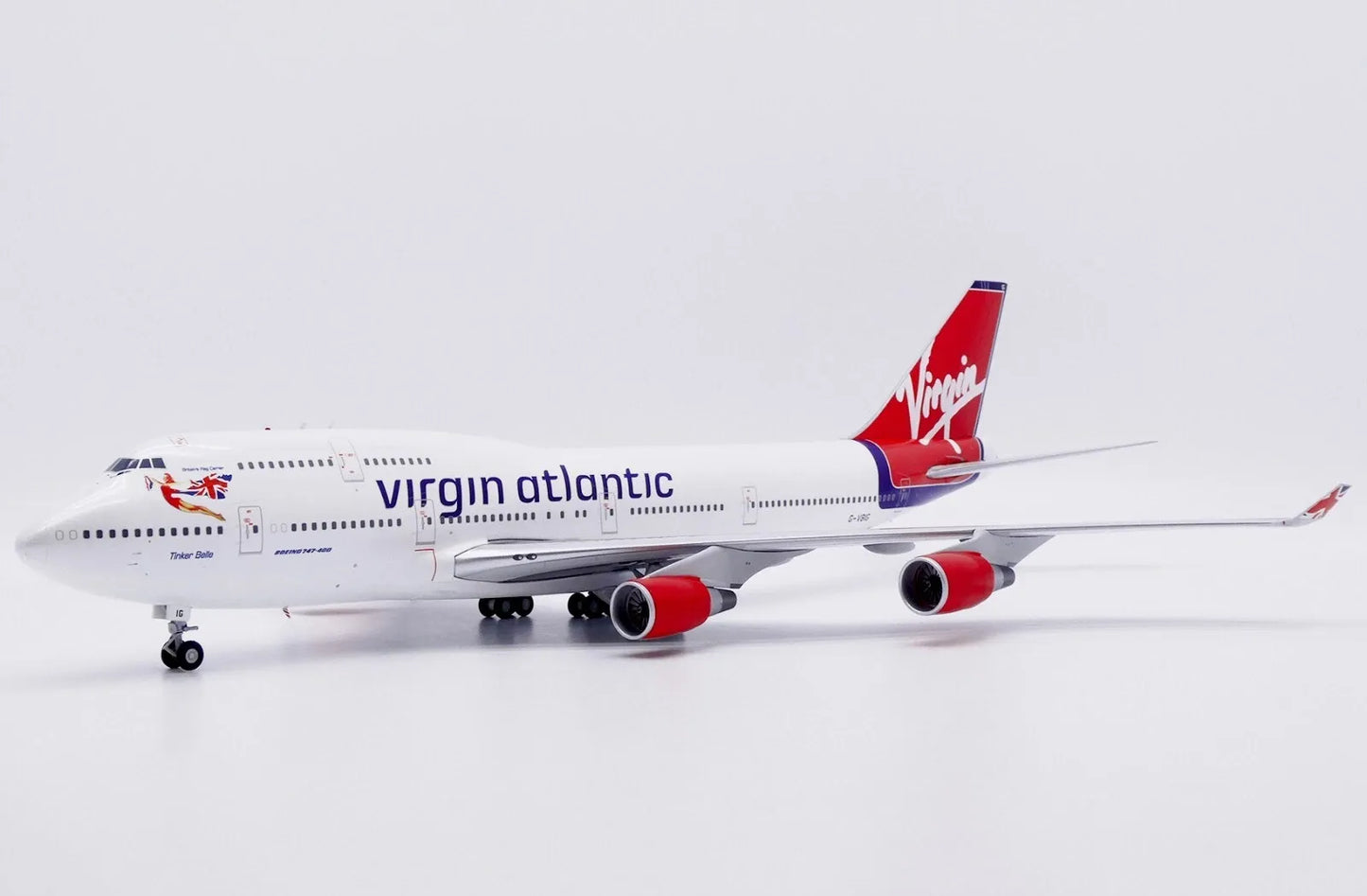 JC WINGS B747-400 VIRGIN ATLANTIC "TINKER BELLE" REG: G-VBIG