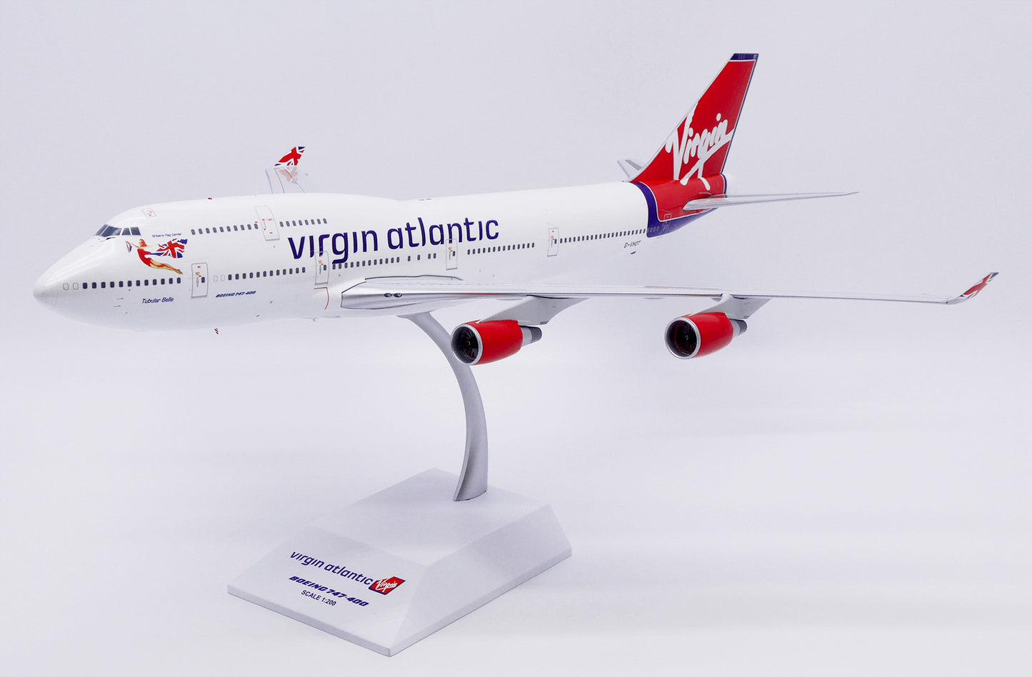JC WINGS B747-400 VIRGIN ATLANTIC "TUBULAR BELLE" REG: G-VHOT