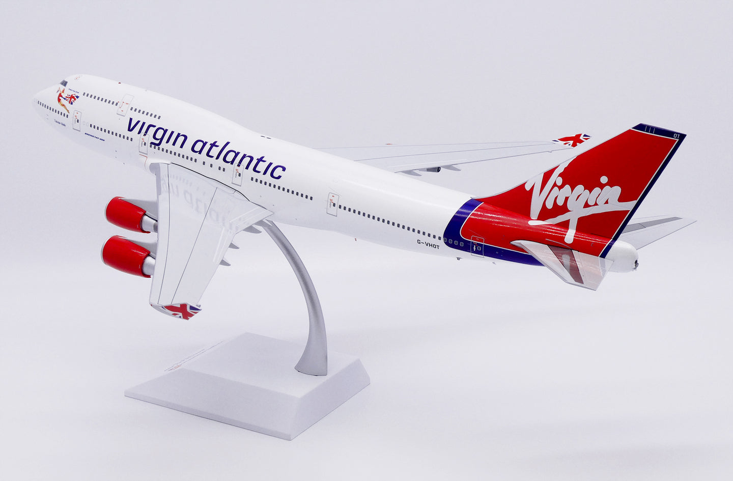 JC WINGS B747-400 VIRGIN ATLANTIC "TUBULAR BELLE" REG: G-VHOT