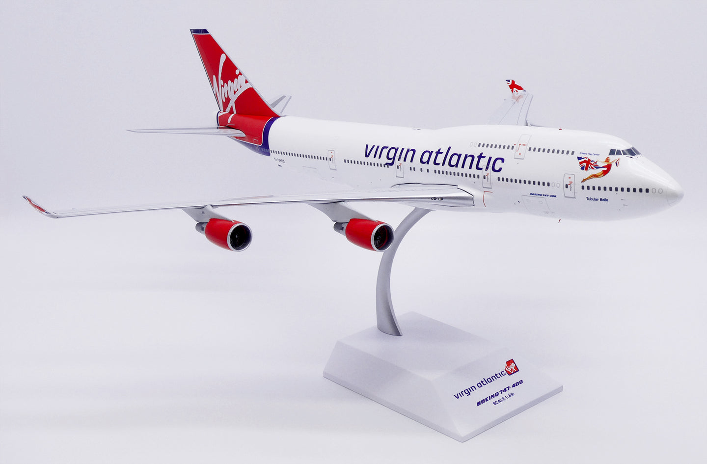 JC WINGS B747-400 VIRGIN ATLANTIC "TUBULAR BELLE" REG: G-VHOT