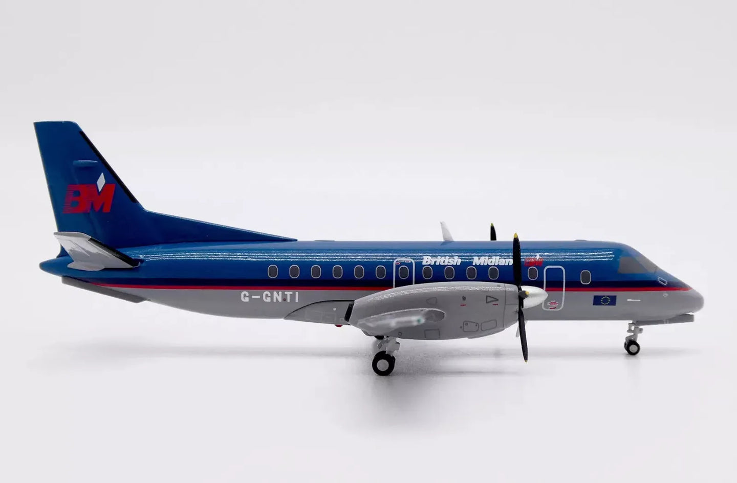 JC WINGS SAAB 340B BRITISH MIDLAND REG: G-GNTI
