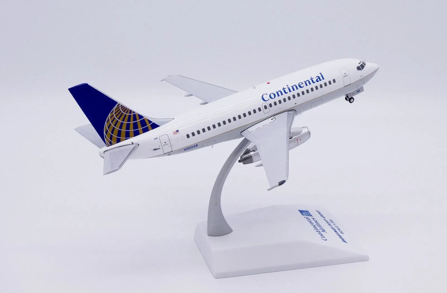JC WINGS B737-200 CONTINENTAL AIRLINES (POLISHED) REG: N10248