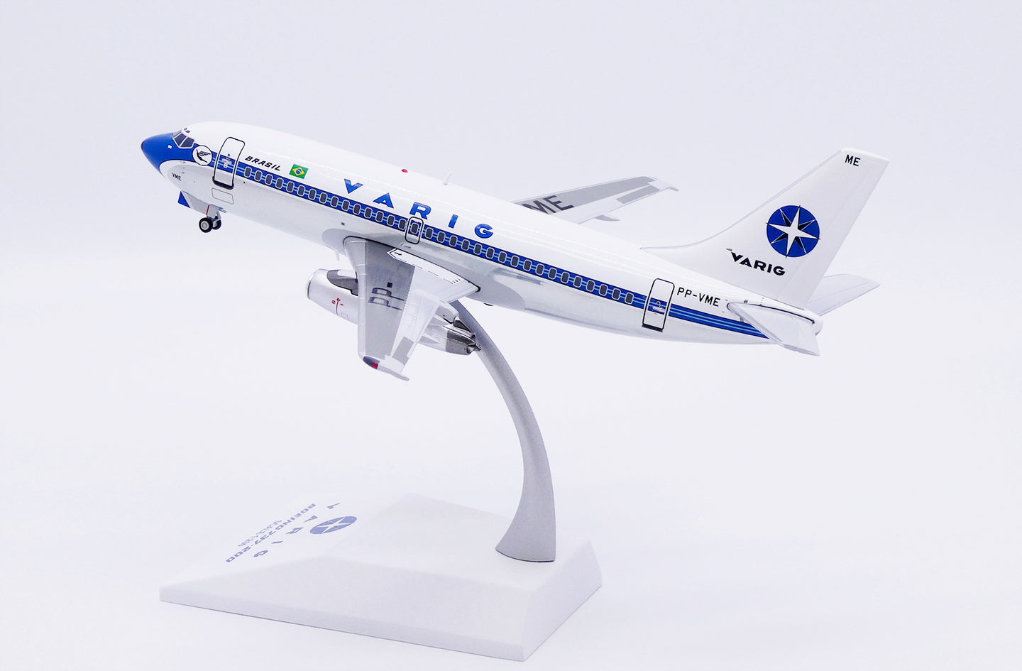 JC WINGS B737-200 VARIG (POLISHED) REG: PP-VME