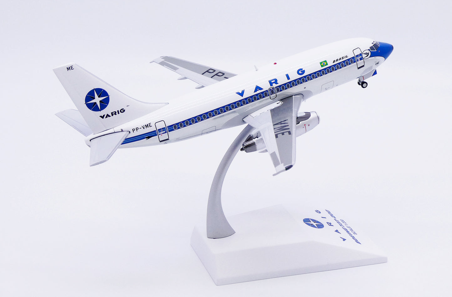 JC WINGS B737-200 VARIG (POLISHED) REG: PP-VME