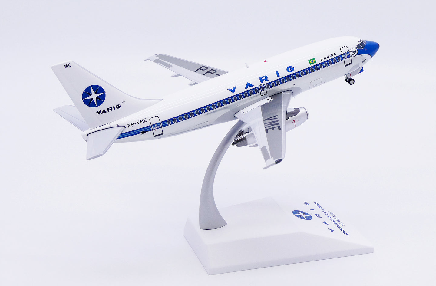 JC WINGS B737-200 VARIG (POLISHED) REG: PP-VME