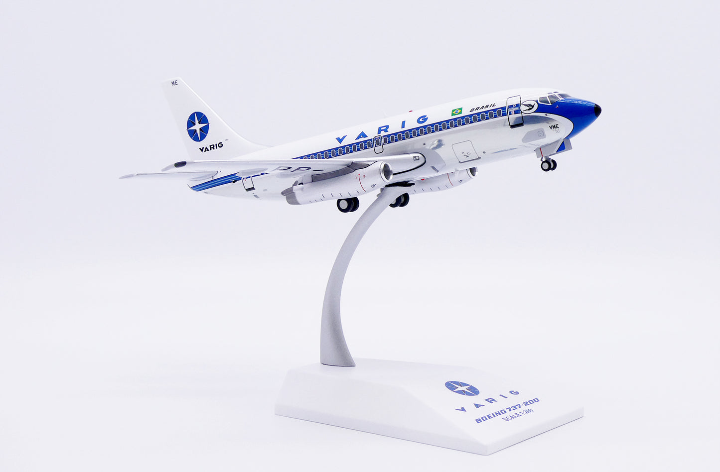 JC WINGS B737-200 VARIG (POLISHED) REG: PP-VME