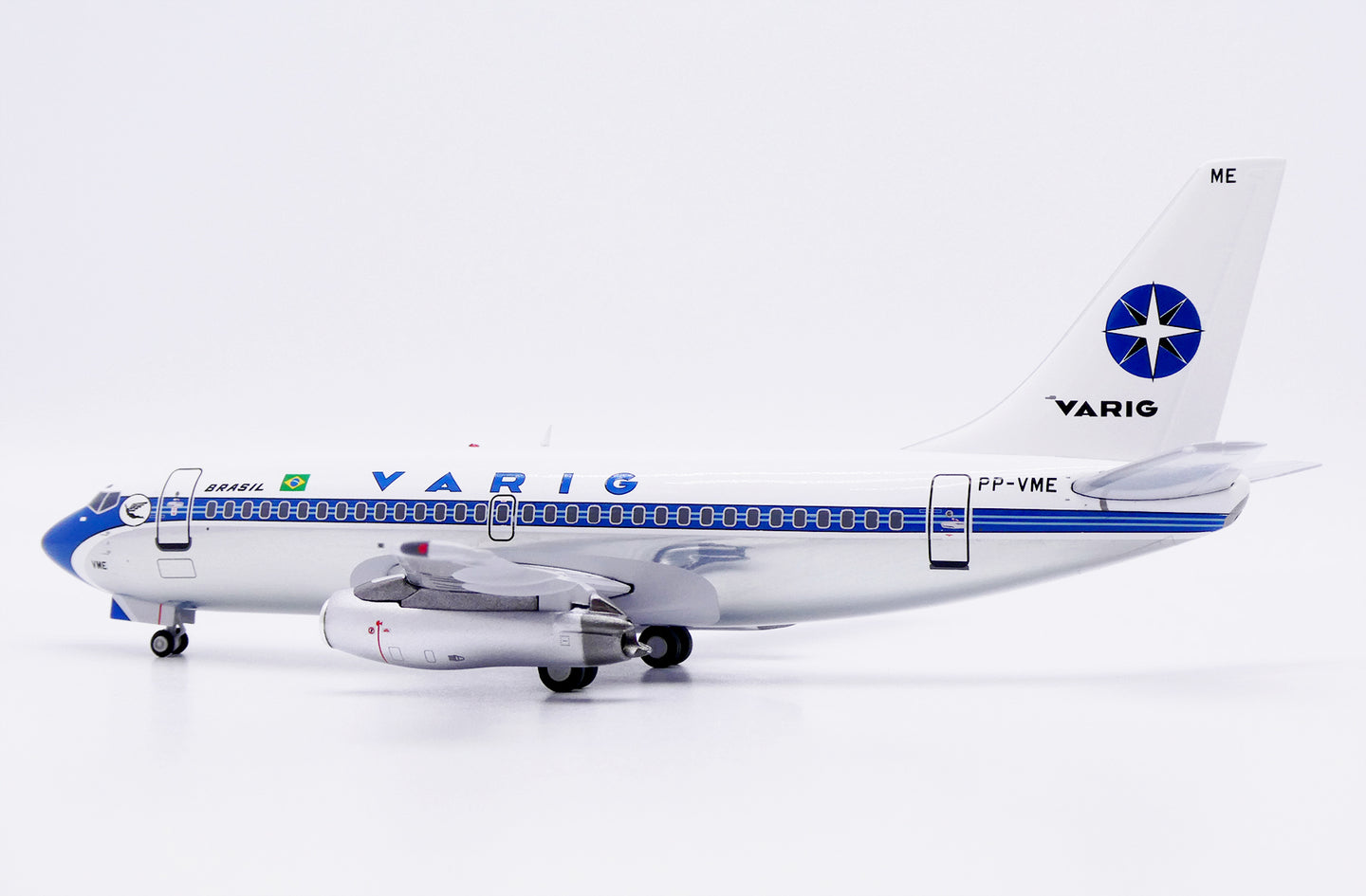 JC WINGS B737-200 VARIG (POLISHED) REG: PP-VME