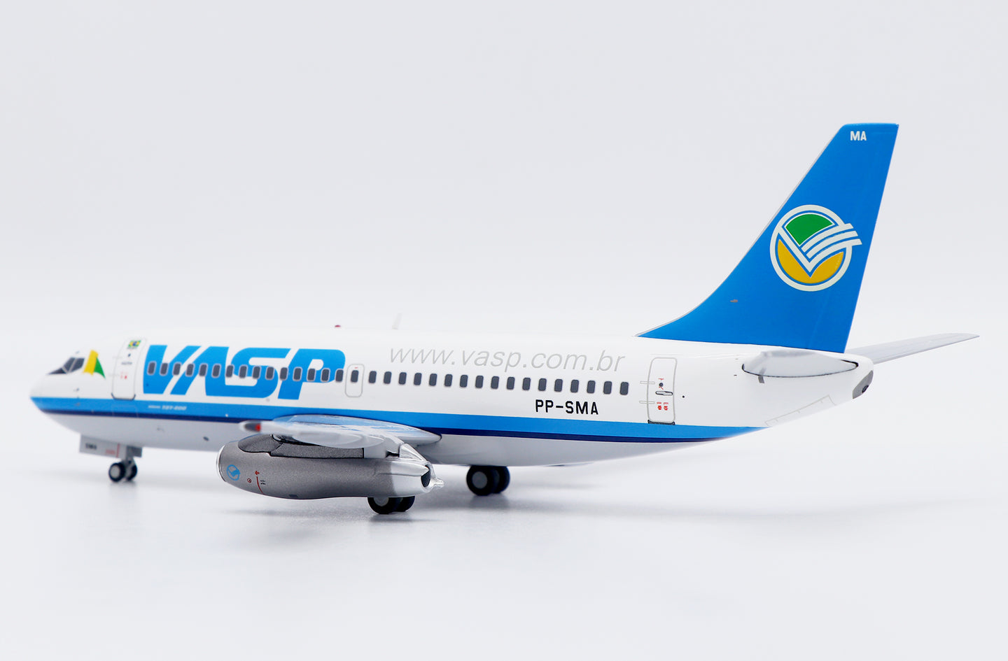 JC WINGS B737-200 VASP "WWW.VASP.COM.BR" REG: PP-SMA