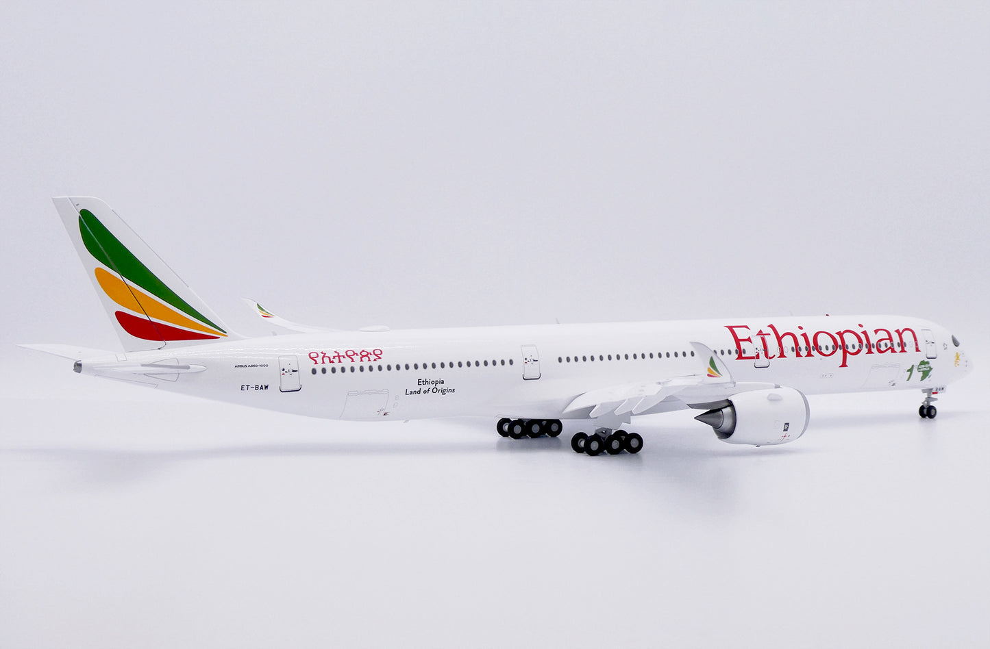 JC WINGS A350-1000 ETHIOPIAN AIRLINES "1ST A350-1000 IN AFRICA" (FLAPS DOWN) REG: ET-BAW