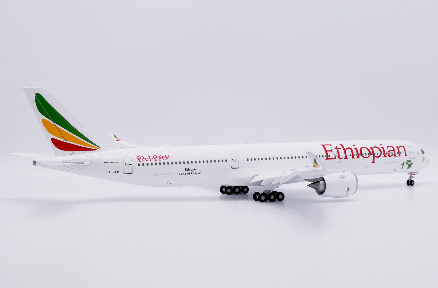 JC WINGS A350-1000 ETHIOPIAN AIRLINES "1ST A350-1000 IN AFRICA" (FLAPS DOWN) REG: ET-BAW