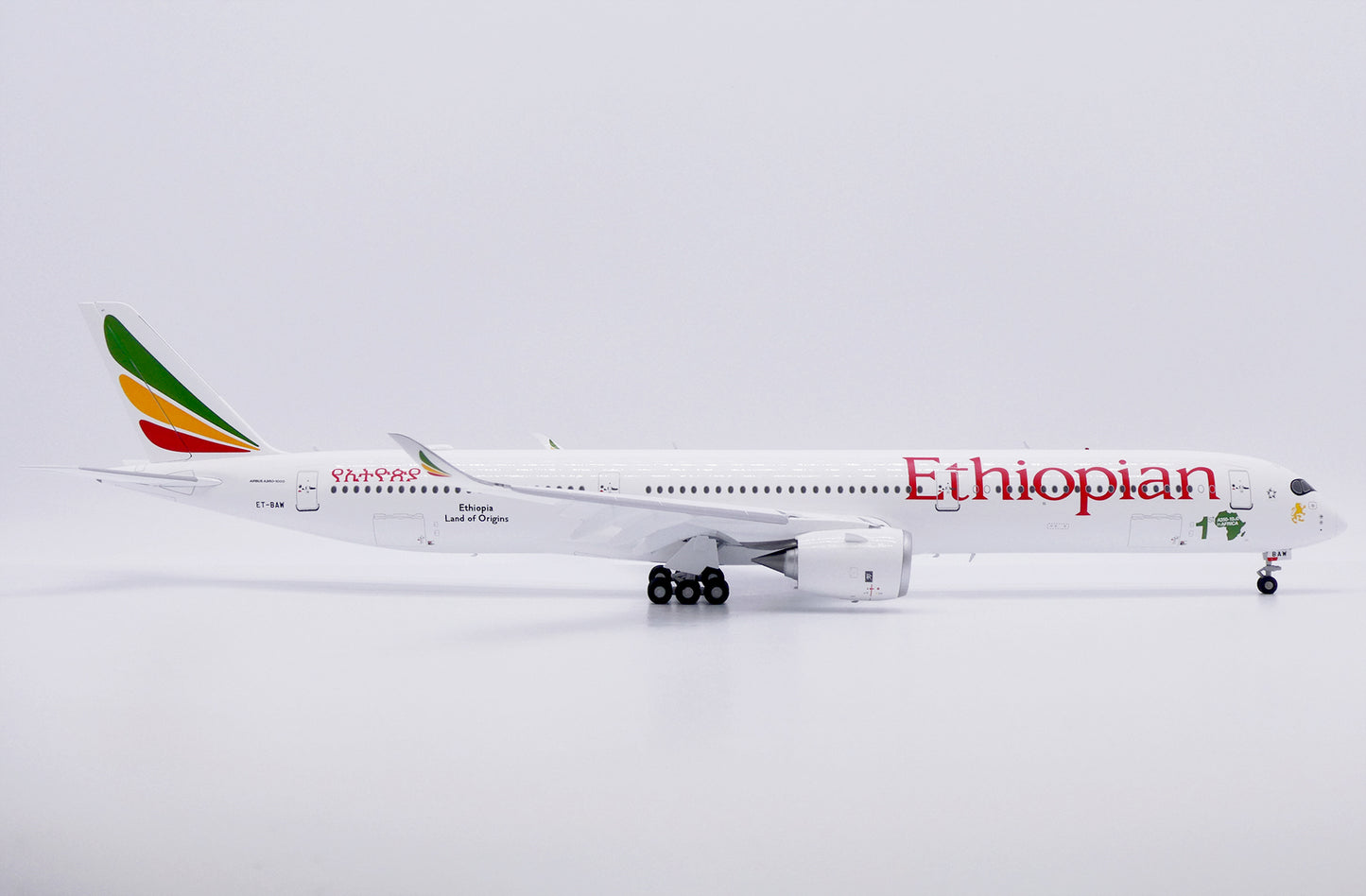 JC WINGS A350-1000 ETHIOPIAN AIRLINES "1ST A350-1000 IN AFRICA" (FLAPS DOWN) REG: ET-BAW