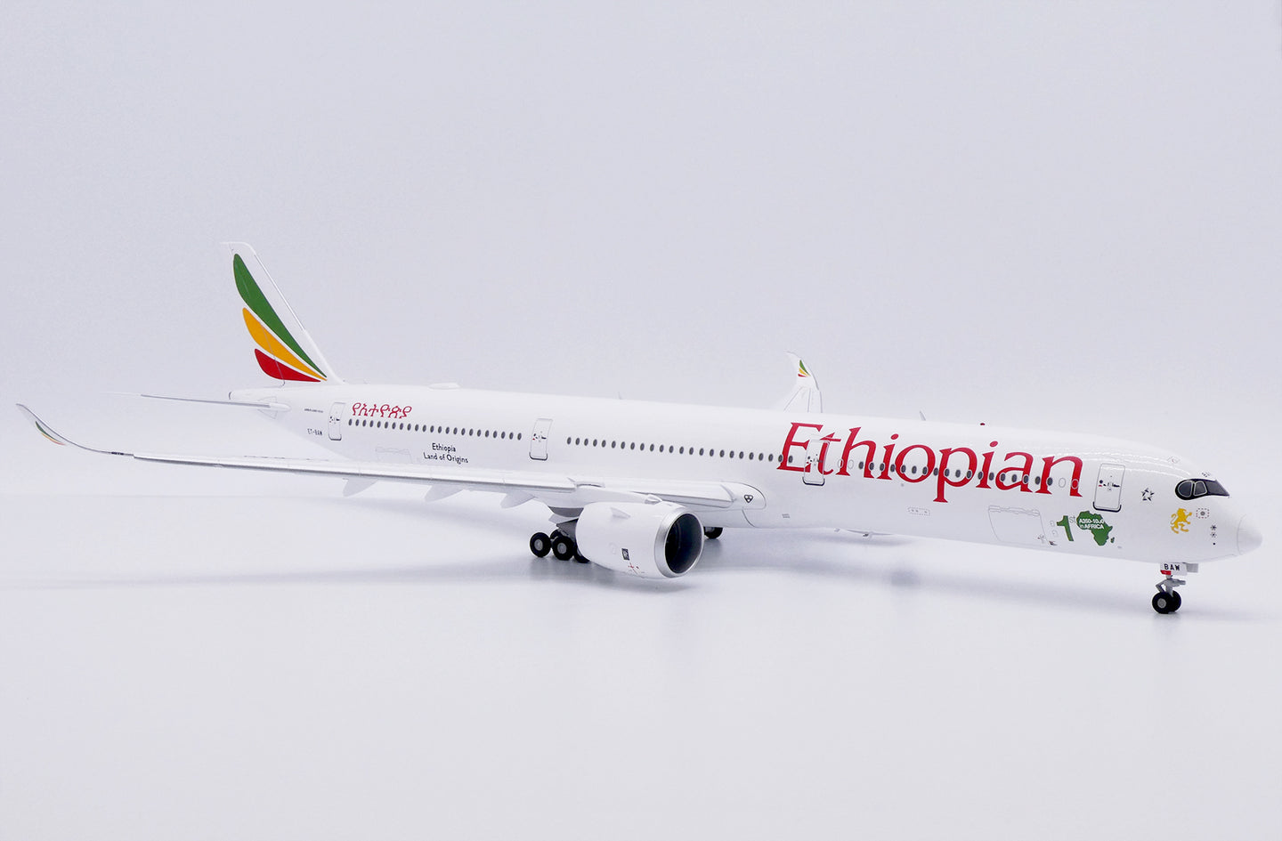 JC WINGS A350-1000 ETHIOPIAN AIRLINES "1ST A350-1000 IN AFRICA" (FLAPS DOWN) REG: ET-BAW