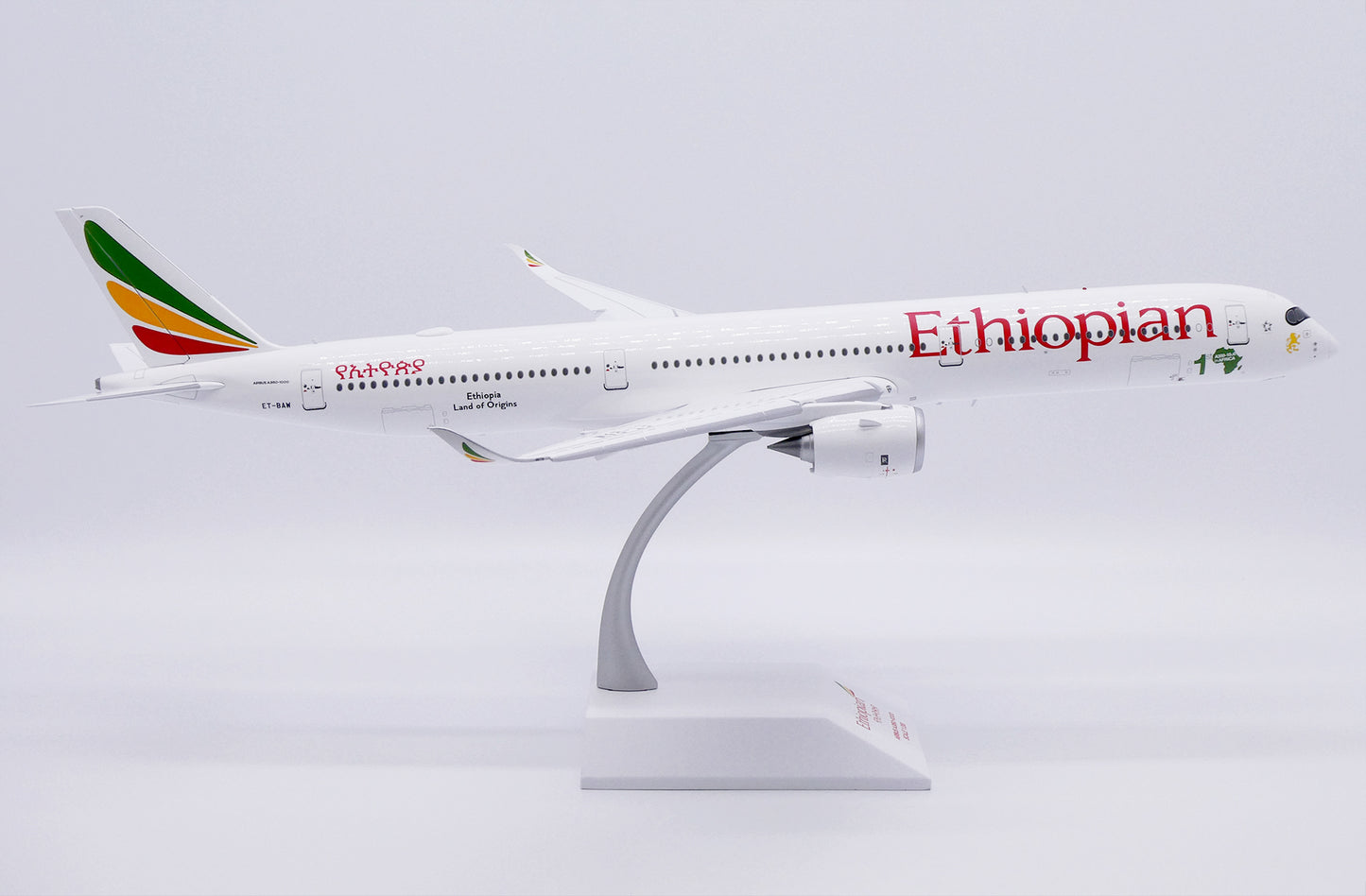 JC WINGS A350-1000 ETHIOPIAN AIRLINES "1ST A350-1000 IN AFRICA" (FLAPS DOWN) REG: ET-BAW