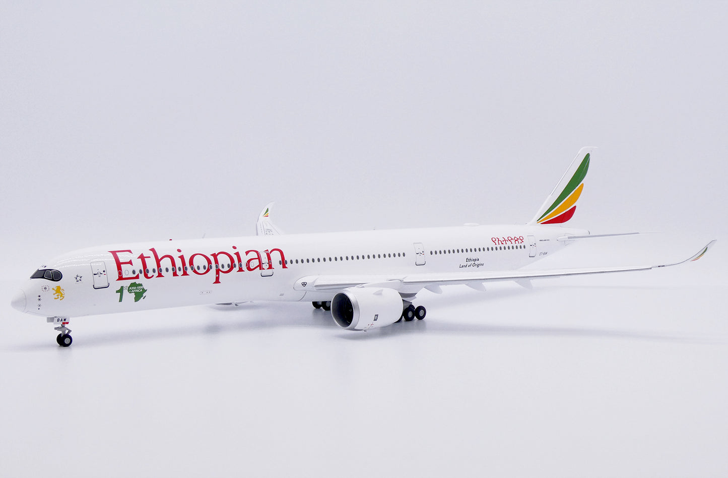 JC WINGS A350-1000 ETHIOPIAN AIRLINES "1ST A350-1000 IN AFRICA" (FLAPS DOWN) REG: ET-BAW